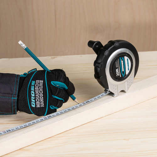 Рулетка геодезическая 20 м х 13 мм, закрытый корпус, металлическая лента, нейлон Gross по ценам производителя в Воронеже с доставкой по всей России