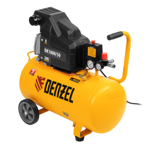 Компрессор воздушный DK1800/50, Х-PRO 1.8 кВт, 280л/мин, 50л Denzel по ценам производителя в Воронеже с доставкой по всей России