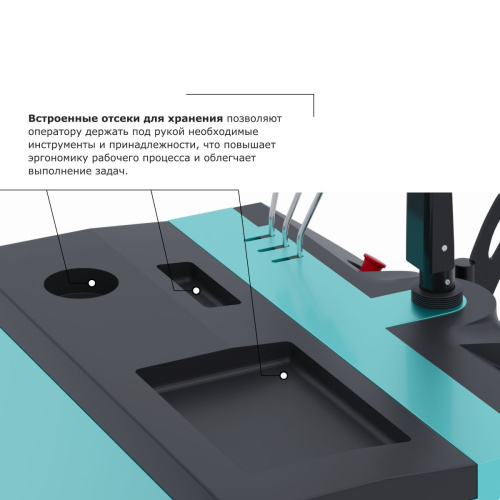 Штабелер с выдвижной мачтой (мини-ричтрак) PROLIFT PRO MRV 2050 по ценам производителя в Воронеже с доставкой по всей России