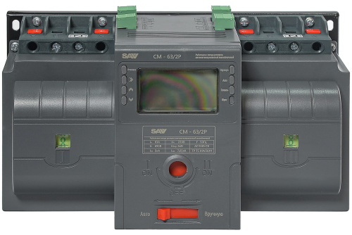 Рубильник реверсивный автоматизированный моноблочный (Блок автоматического ввода резерва АВР) CM-63/ купить в Москве с доставкой по всей России | ProtosMarket.ru