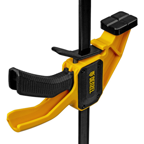 Струбцина F-образная, быстрозажимная, 450 х 80 мм, усиленный нейлоновый корпус Denzel по ценам производителя в Воронеже с доставкой по всей России