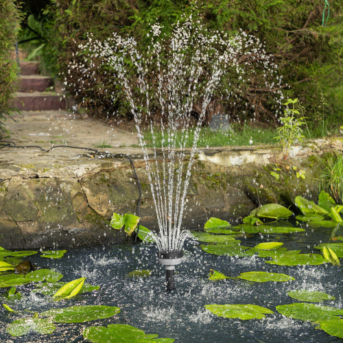 Насос фонтанный FNP90-39, 92 Вт, подъем 3,9 м, 3200 л/ч, колокольчик/каскад/гейзер Denzel по ценам производителя в Воронеже с доставкой по всей России