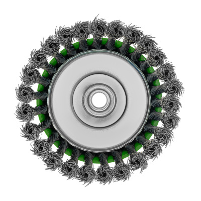 Щетка для УШМ, 125 мм, М14, "чашка", крученая металлическая проволока Сибртех по ценам производителя в Воронеже с доставкой по всей России