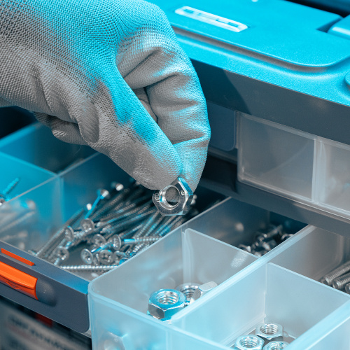 Органайзер для хранения с выдвижными лотками 310х150х260мм, 4 секции, пластик Stels по ценам производителя в Воронеже с доставкой по всей России