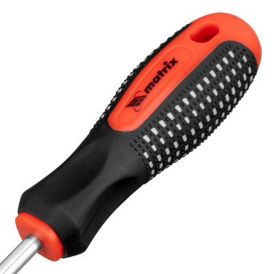 Отвертка Fusion, SL6 х 200 мм, CrV, трехкомпонентная рукоятка "Anti slip" Matrix по ценам производителя в Воронеже с доставкой по всей России