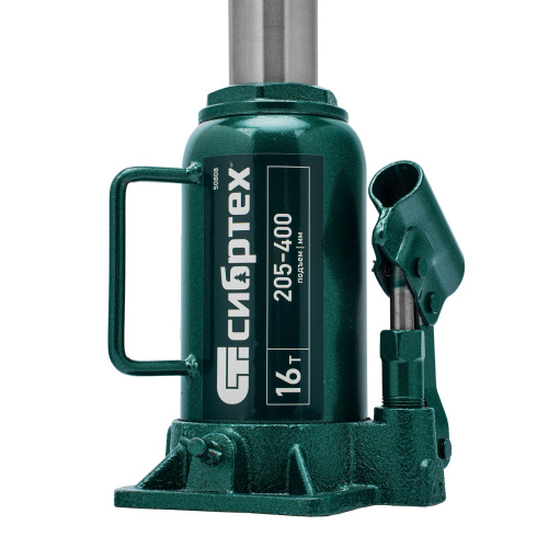 Домкрат гидравлический бутылочный, 16 т, 205-400 мм Сибртех по ценам производителя в Воронеже с доставкой по всей России