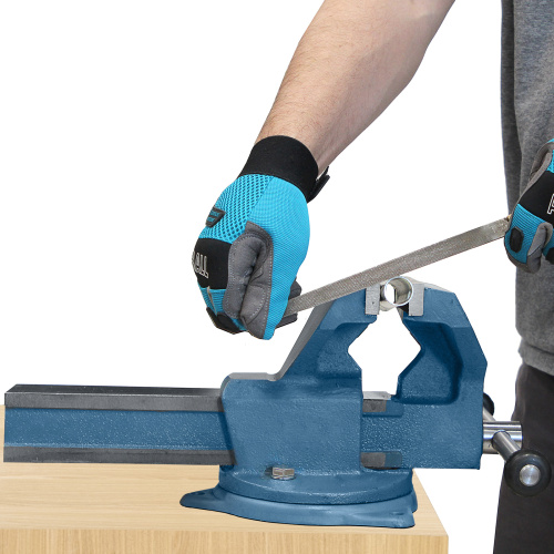 Тиски слесарные, 140 мм, поворотные (Глазов) по ценам производителя в Воронеже с доставкой по всей России