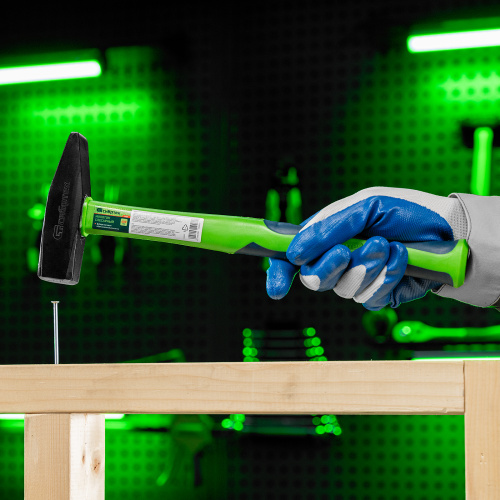 Молоток слесарный, 600 г, фибергласовая обрезиненная рукоятка Сибртех по ценам производителя в Воронеже с доставкой по всей России