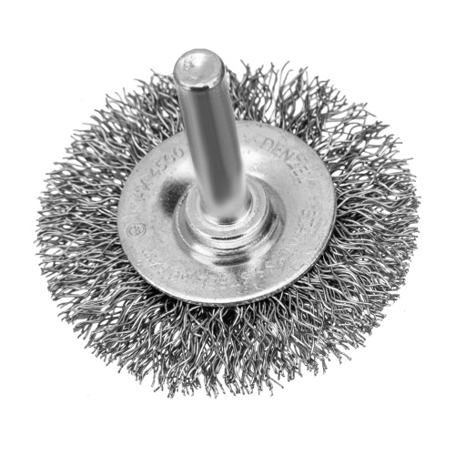 Набор щеток для дрели, 1 Плоская 50мм, 2 Чашки 25-50мм, шпилька, нерж. вит. проволока Denzel по ценам производителя в Воронеже с доставкой по всей России