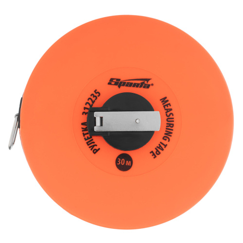 Рулетка геодезическая, 30 м х 12,5 мм, лента ПВХ, закрытый круглый корпус Sparta по ценам производителя в Воронеже с доставкой по всей России