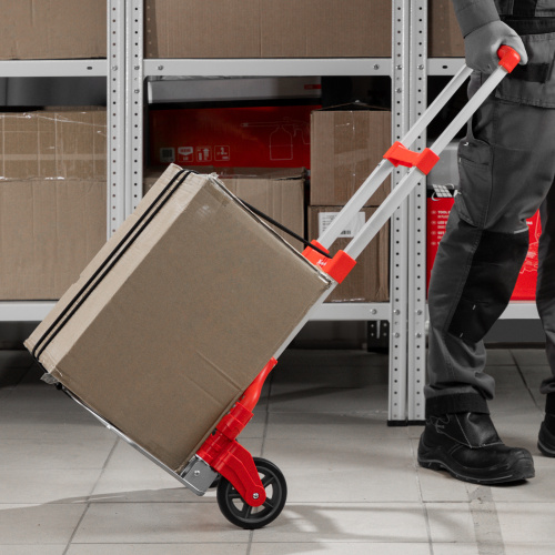 Тележка хозяйственная, складная, 2 колесная, грузоподъемность 70 кг Matrix по ценам производителя в Воронеже с доставкой по всей России