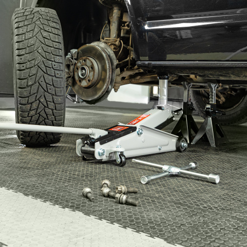 Домкрат гидравлический подкатной, 3 т, высота подъема 150-530 мм Matrix по ценам производителя в Воронеже с доставкой по всей России