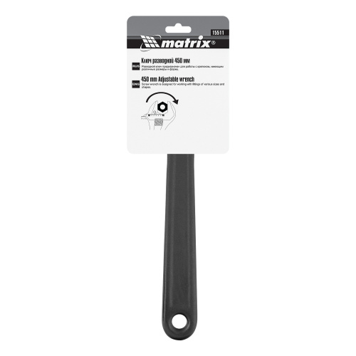 Ключ разводной, 450 мм Matrix по ценам производителя в Воронеже с доставкой по всей России