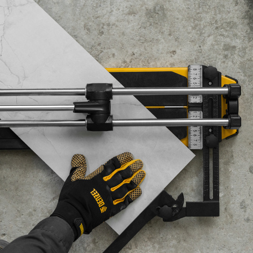 Плиткорез 600х14мм, цельнометал. напр., каретка на подш., стальная станина, рукоятка-пенал Denzel по ценам производителя в Воронеже с доставкой по всей России