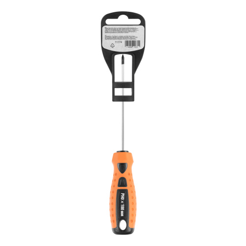 Отвертка "Point", PH0 х 100 мм, CS, двухкомпонентная рукоятка Sparta по ценам производителя в Воронеже с доставкой по всей России