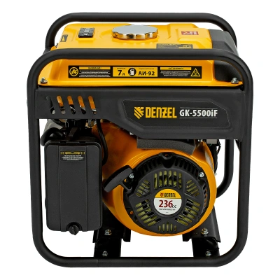 Генератор инверторный GK-5500iF, 5,5 кВт, 230 В, ручной старт DENZEL купить в Москве с доставкой по всей России | ProtosMarket.ru