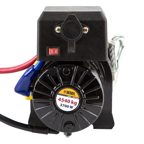 Лебедка автомобильная электрическая LB-4000, 4.5 т, 3.7 кВт, 12 В Denzel по ценам производителя в Воронеже с доставкой по всей России