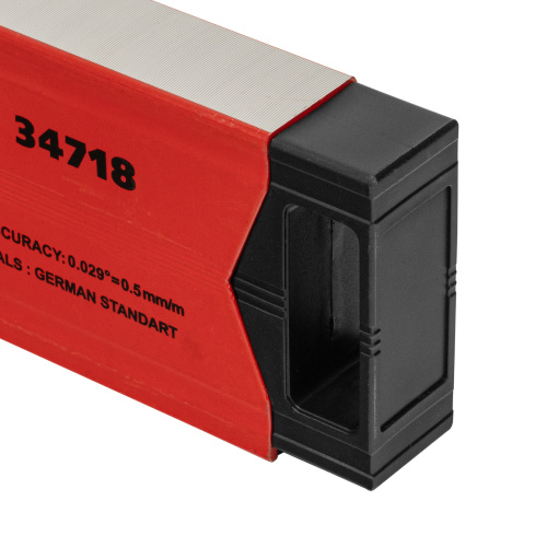 Уровень алюминиевый магнитный, 1800 мм, фрезерованный, 3 глазка (1 зеркальный) усиленный Matrix по ценам производителя в Воронеже с доставкой по всей России