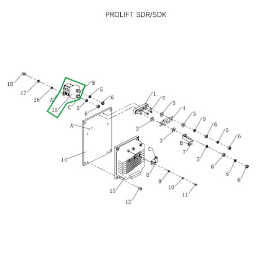 Контактор питания контроллера для штабелеров SDR/SDK 1,5-1,6 т, для тележек SK20 по ценам производителя в Воронеже с доставкой по всей России