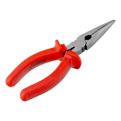 Длинногубцы прямые Econom, 180 мм, шлифованные, пластмассовые рукоятки Matrix по ценам производителя в Воронеже с доставкой по всей России