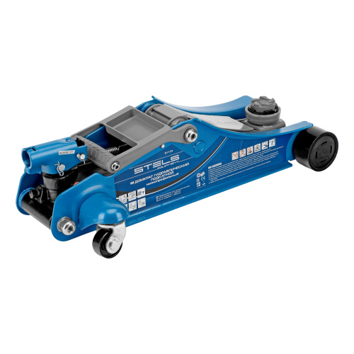 Домкрат гидравлический подкатной, поворотная рукоятка, 2 т, Low Profile, 100-350 мм Stels по ценам производителя в Воронеже с доставкой по всей России