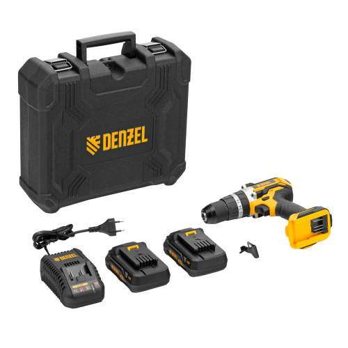 Дрель-шуруповерт аккумуляторная ударная бесщет CIDB-18-02, Li-Ion, 18 В Denzel по ценам производителя в Воронеже с доставкой по всей России