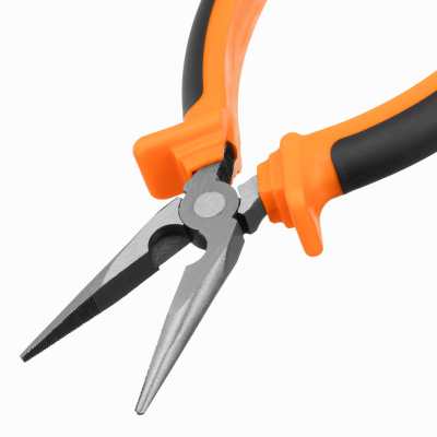 Длинногубцы прямые Comfort, 180 мм, шлифованные, двухкомпонентные рукоятки Sparta по ценам производителя в Воронеже с доставкой по всей России