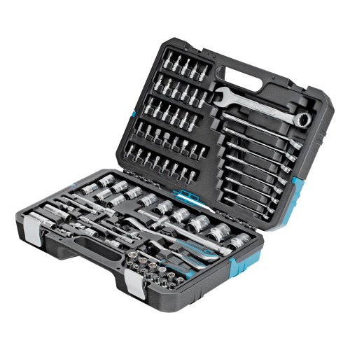 Набор инструментов, 1/4", 1/2", CrV, 120 зубьев, 82 предмета Gross по ценам производителя в Воронеже с доставкой по всей России