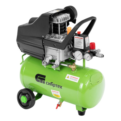 Компрессор воздушный КК-1100/22, 1, 1 кВт, 135 л/мин, 22 л, прямой привод, масляный Сибртех по ценам производителя в Воронеже с доставкой по всей России