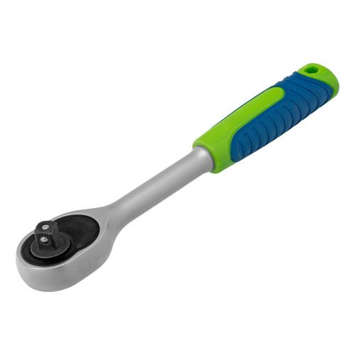 Ключ-трещотка 3/8", 45 зубьев, с быстрым сбросом, матовый хром Сибртех по ценам производителя в Воронеже с доставкой по всей России