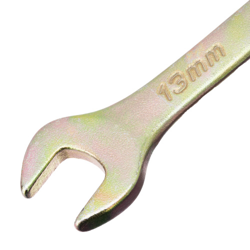 Ключ комбинированный, 13 мм, желтый цинк Сибртех по ценам производителя в Воронеже с доставкой по всей России
