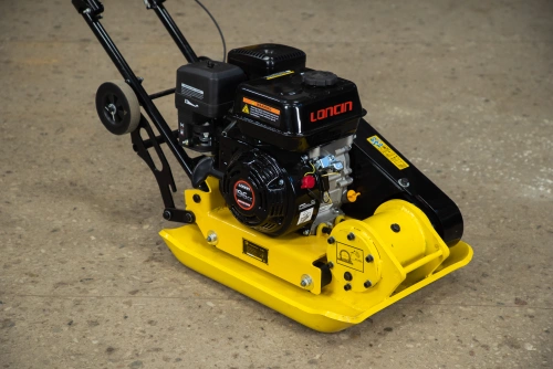 Виброплита 80 кг, 16кН (Loncin) без бака, колесный комплект TOR C-90L по ценам производителя в Воронеже с доставкой по всей России