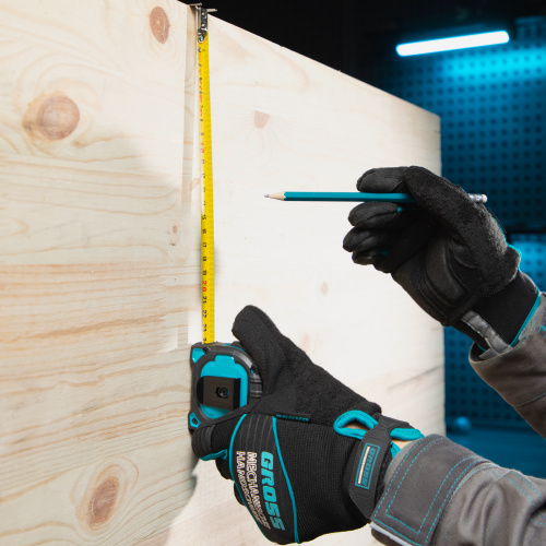 Рулетка Experte,3 м x 19 мм,двухкомпонентный корпус,магнит,двухсторонняя разметка,нейлон Gross по ценам производителя в Воронеже с доставкой по всей России