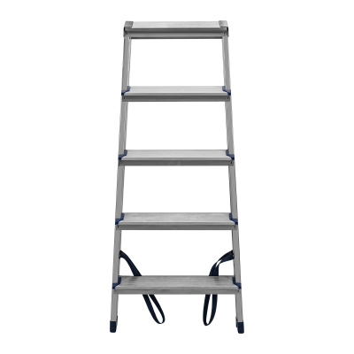 Стремянка двусторонняя 5 ступеней, алюминиевая, Сибртех по ценам производителя в Воронеже с доставкой по всей России