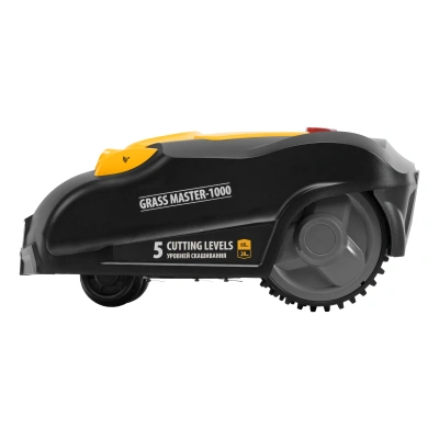 Робот-газонокосилка Grass Master 1000  1000м², 3Ач, 28V, LCD дисплей, Wi-Fi Denzel по ценам производителя в Воронеже с доставкой по всей России