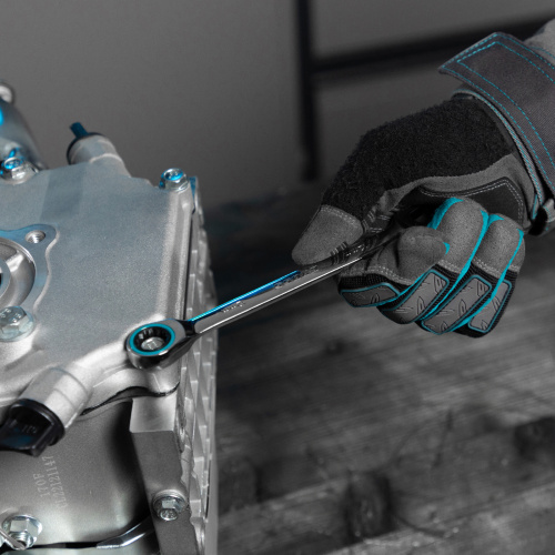 Набор ключей комбинированных с трещоткой, 8-19 мм, 7 шт, CrV Gross по ценам производителя в Воронеже с доставкой по всей России