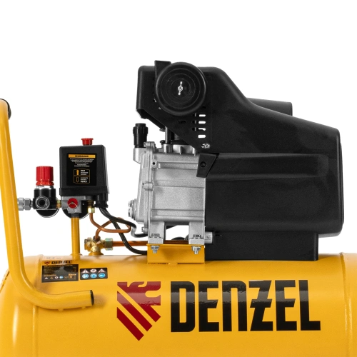 Компрессор воздушный, прямой привод DC1500/50, 1.5 кВт, 50 литров, 220 л/мин Denzel по ценам производителя в Воронеже с доставкой по всей России