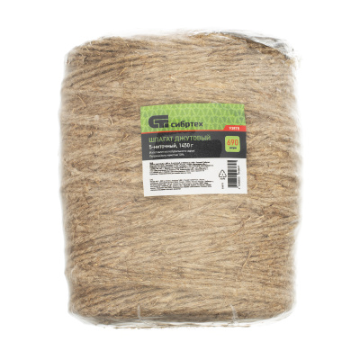 Шпагат джутовый, 2.5 мм, L 690 м, 5-ниточный, Сибртех по ценам производителя в Воронеже с доставкой по всей России