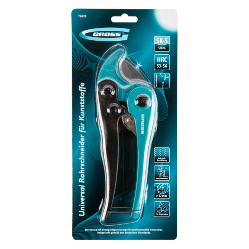 Ножницы для резки изделий из ПВХ, универсальные, D-32 мм Gross по ценам производителя в Воронеже с доставкой по всей России