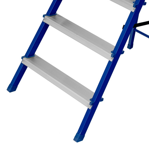 Стремянка, 7 ступеней, стальной профиль, алюминиевые ступени Сибртех по ценам производителя в Воронеже с доставкой по всей России