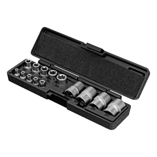 Набор головок Torx , 14 предметов, 1/4, 3/8, 1/2 Stels по ценам производителя в Воронеже с доставкой по всей России