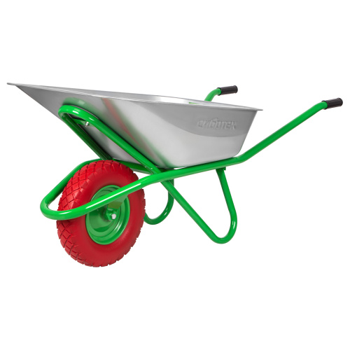 Тачка садово-строительная с PU колесом, грузоподъемность 180 кг, объем 90 л Сибртех по ценам производителя в Воронеже с доставкой по всей России