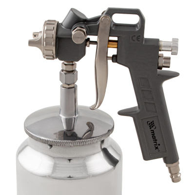 Краскораспылитель пневматический с нижним бачком V 0.75 л, сопло D 1.2, 1.5 и 1.8 мм Matrix по ценам производителя в Воронеже с доставкой по всей России