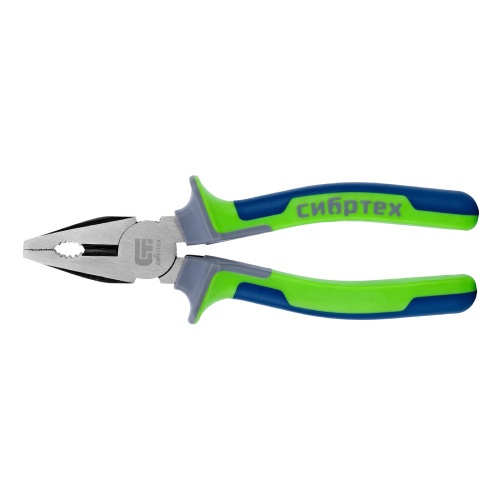 Плоскогубцы комбинированные, 200 мм, фосфатирование, трехкомпонентные рукоятки Сибртех по ценам производителя в Воронеже с доставкой по всей России