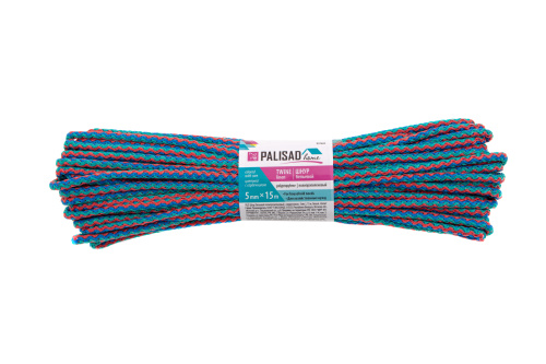 Шнур бельевой полипропиленовый с сердечником, 5 мм, L 15 м, цветной, Home Palisad по ценам производителя в Воронеже с доставкой по всей России