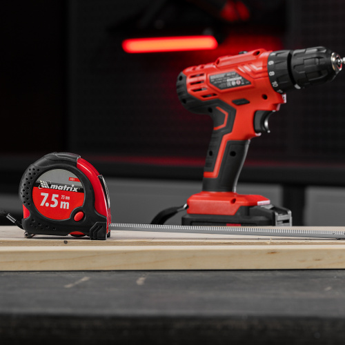 Рулетка Status Magnet fixation,7,5 м х 25 мм,обрезиненный корпус,зацеп с магнитом Matrix по ценам производителя в Воронеже с доставкой по всей России