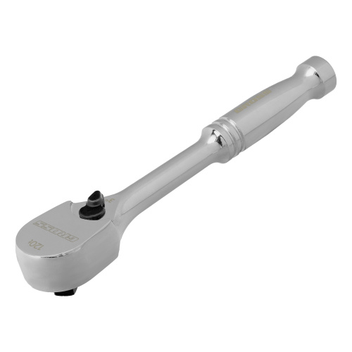 Ключ-трещотка 1/4", CrV, 120 зубьев, цельнометаллический, хром Gross по ценам производителя в Воронеже с доставкой по всей России