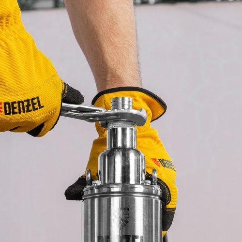 Скважинный насос DWS-4-100, винтовой, диаметр 4", 800 Вт, 1700 л/ч, напор 100 м Denzel по ценам производителя в Воронеже с доставкой по всей России