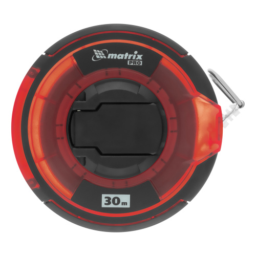 Рулетка геодезическая 30 м х 12,5 мм, закрытый корпус, стальная лента, односторонняя шкала, Pro Matrix по ценам производителя в Воронеже с доставкой по всей России