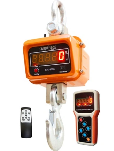 Весы крановые ВЭК-10000 с дублированием показаний на пульт по ценам производителя в Воронеже с доставкой по всей России